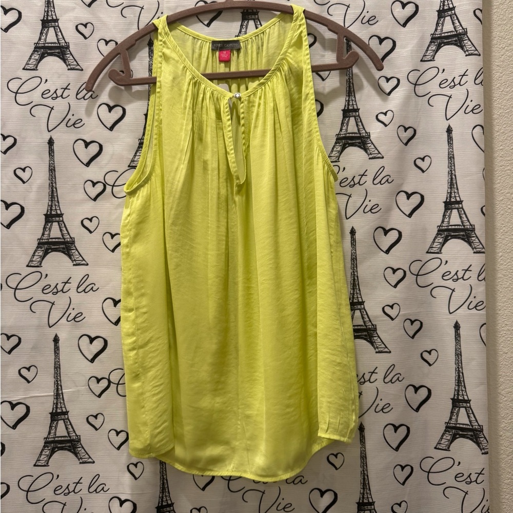 Vince Camuto Yellow Tank Top